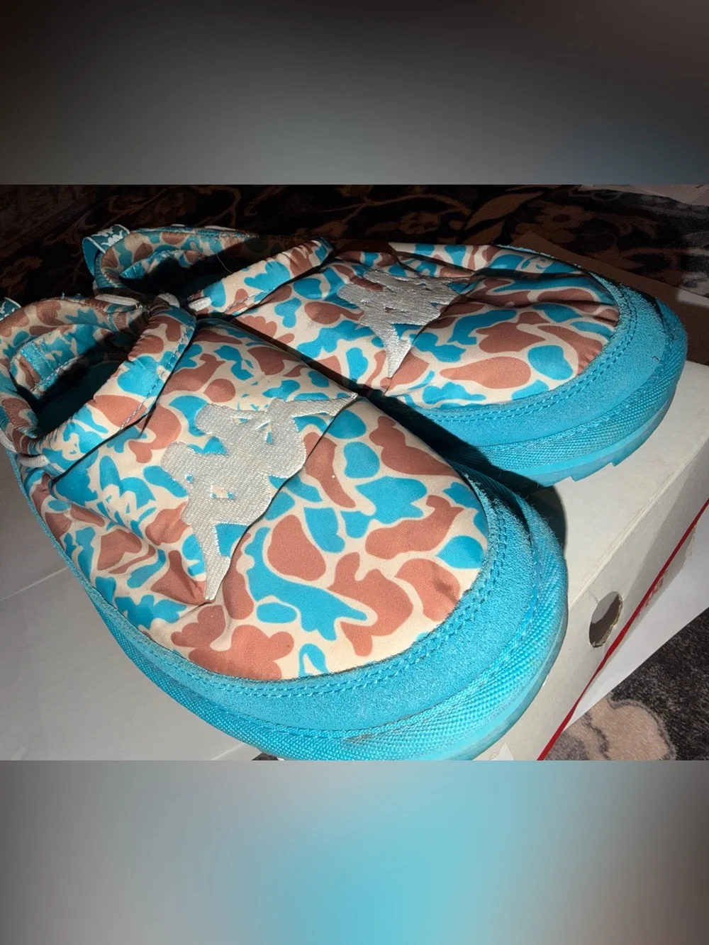 Kappa Mule 7s blue peacock